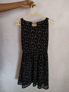 Floral Print Mini Dress