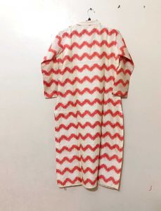 Zigzag Kurta &amp; Dupatta Set