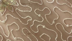 Scala Beaded Pure Silk relaxed fit top