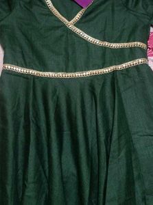 Elegant Green Kurta With Dupatta