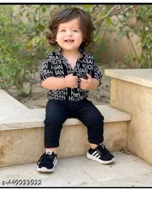 2 Clothes Sets Boys&#39; Formal 3-Piece Set ...1 Black