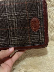 Fossil Plaid Wallet