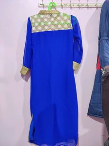 Party Wear Straight Cut Kurti