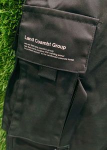 Men's Black Cargo Joggers