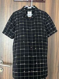 Black Half Sleeve Shirt On Sale