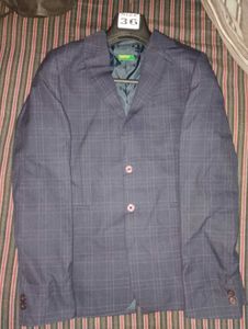 Checkered Blazer Jacket