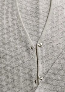 Vintage Knit Cardigan In Off white Colour