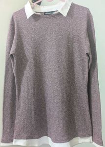 Stylish Long Sleeve Collared Tshirt