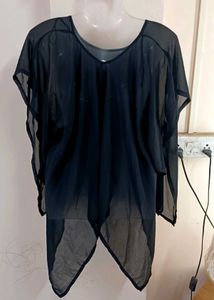 Silky Chiffon Sheer Top
