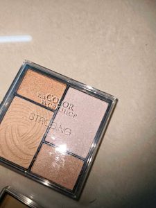 Combo Of Blush, Bronzer, Contour, Strobing