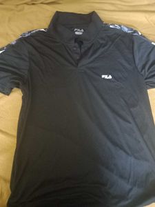 Fila Black Polo Shirt
