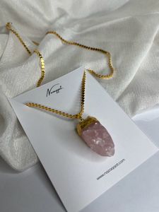 Raw Crystal Necklaces - Gold Plated