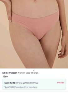 Women&#39;s Secret Thong