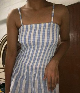 Blue Striped Top