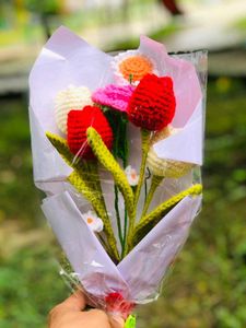 Crochet Flower Bouquet