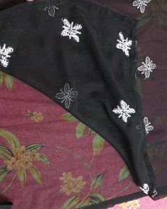 Black Chikankari Kurti