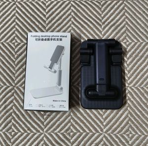 Foldable Desktop Stand And Sports Headphone Combo