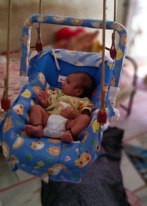 Carry Cot Cum Bouncer - 10 in 1 - Feeding Chair, B