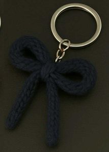 Beautiful Crochet Bow Keychain For Beg And Purses