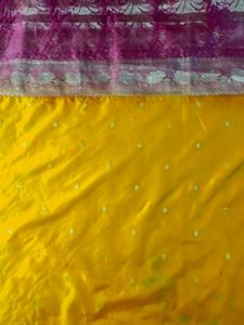 Yellow Benarasi For Wedding, Fastival Etc.