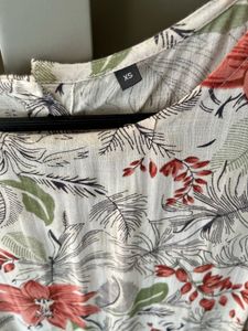 Floral Printed Summer Cotton Top