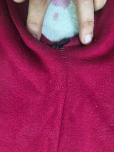 Girls Red Pearl Embellished Leggings for 2-4 years