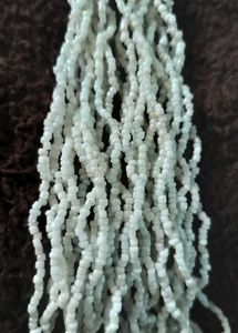 White Beaded Layered Necklace