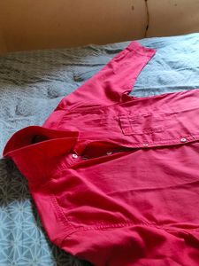 100% Cotton, Soft Cotton Material, Smooth Look T Shirt, Pink In Colour For Men