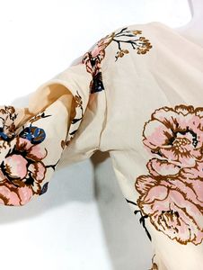 Cream Floral Top (Women)