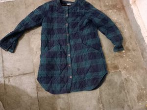 Plaid Quilted Coat