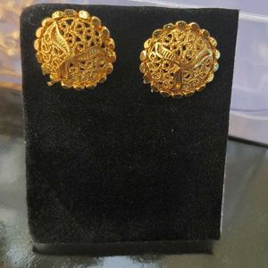 Gold Stud Earrings