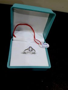Diamond Ring Pure Silver 925