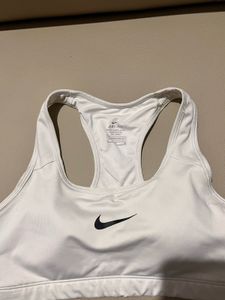 Nike White Sports Bra
