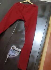 Maroon Color Legging For 32 Waist