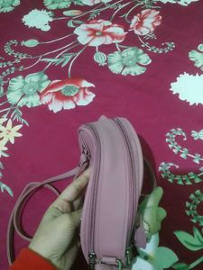 Cute Pink ' Hunar' Round Bag 👜