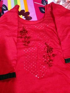 Red Kurta