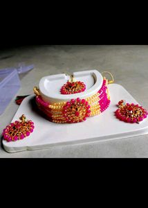 Jewellery Set.1 time wear kiya.