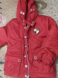 Branded Red Colour 4-8 Year Girls Jacket
