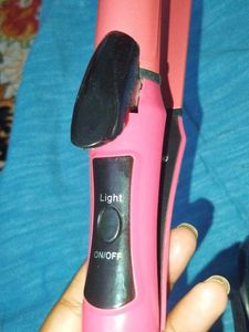 Pink Hair Straightener 2 In One