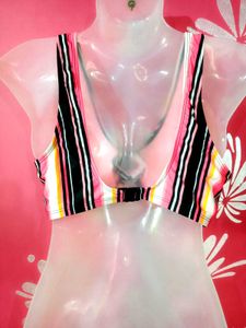 Striped Bikini Top