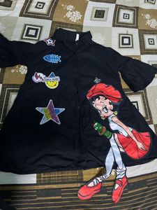 black girly shirt for women