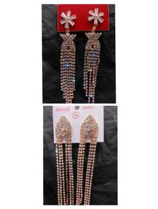 Rhinestone Dangle Earrings