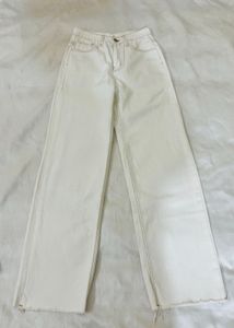 White Wide Leg Jeans
