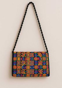 Traditional Multicolor Embroidered Sling Bag👛