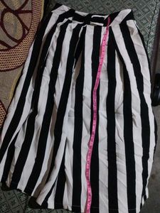 Black and white skirt