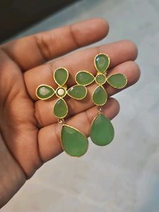 Beautiful Green Earrings On Sale