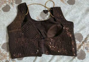 Partywear Sequence padded blouse
