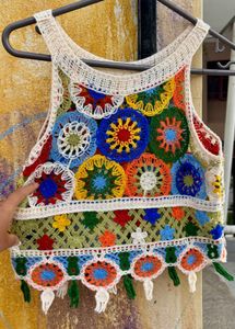 Crochet Colorful Top