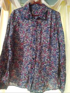 cotton floral shirt for girls ...