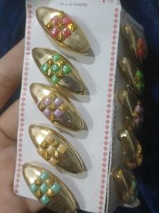 Vintage Saree Pins (Set of 10)